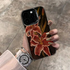 Oil Painting Lily Flower Case for Samsung S25 S24 S23 S22 Ultra