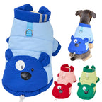Dog Winter Coat Fleece Jacket Cute Bear Puppy Outfit Warm Winter Clothes