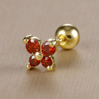 1PC Stainless Steel Birthstone Mini Stud Earrings 12 Constellation