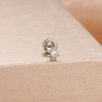 1PC Stainless Steel Star Moon Cartilage Piercing 18K Gold Plated