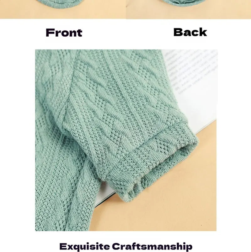 Classic Puppy Dog Knitting Sweater Winter Warm Pet Clothes for Small Dogs Cats Vest Pet Clothing Apparel French Bulldog Costume