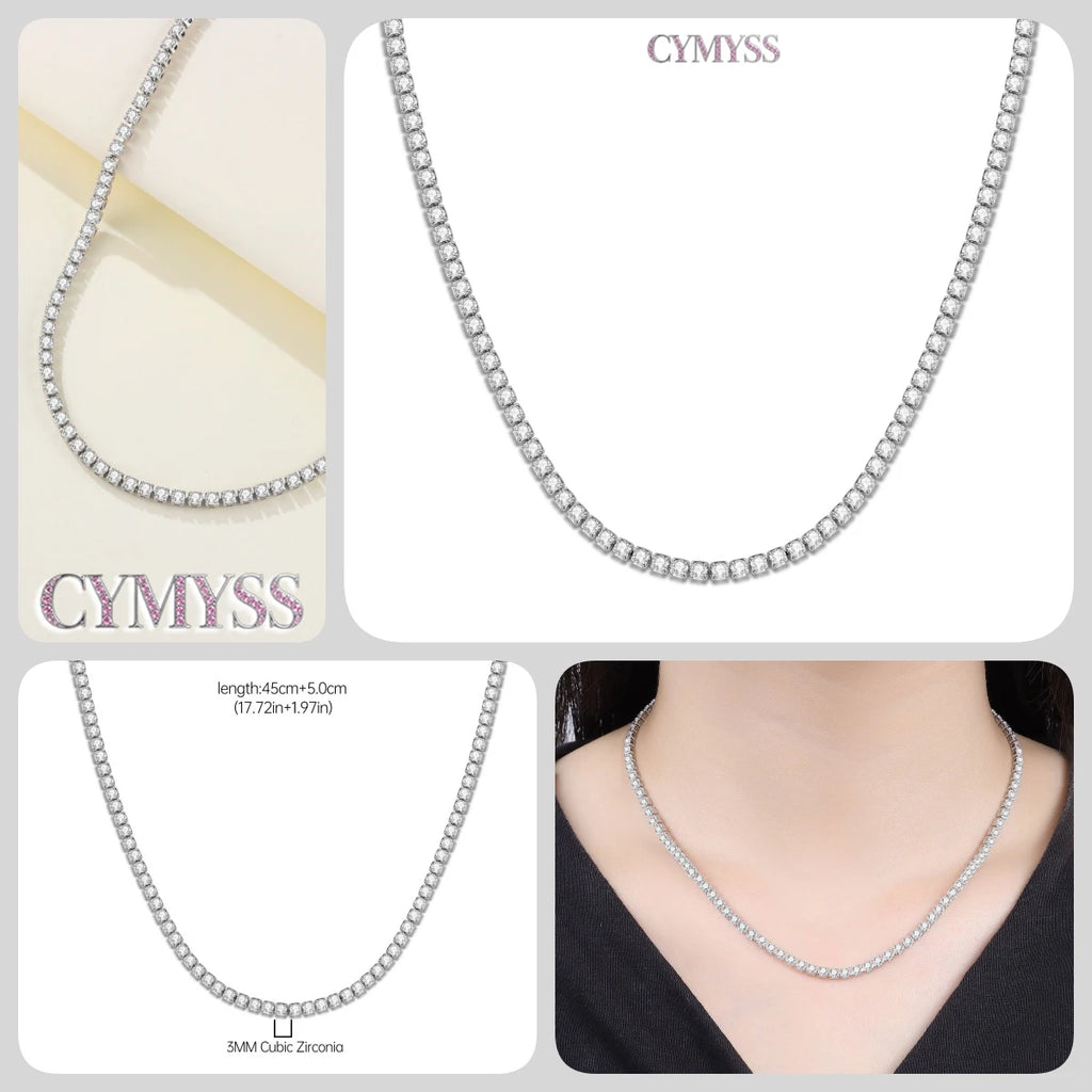 Original 925 Sterling Silver 18K Gold Heart Lock and Key Necklace Y-shaped Chain Necklace For Women Memorial Prayer Jewelry Gift