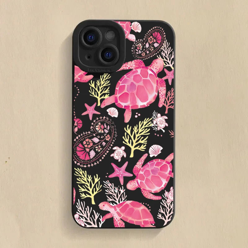Sea Turtle Shockproof Soft Case for Samsung S25 S24 S23 Ultra A16