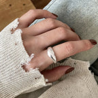 925 Sterling Silver Engagement Ring Beautiful Aesthetic Wedding Elegant Designer Jewellery