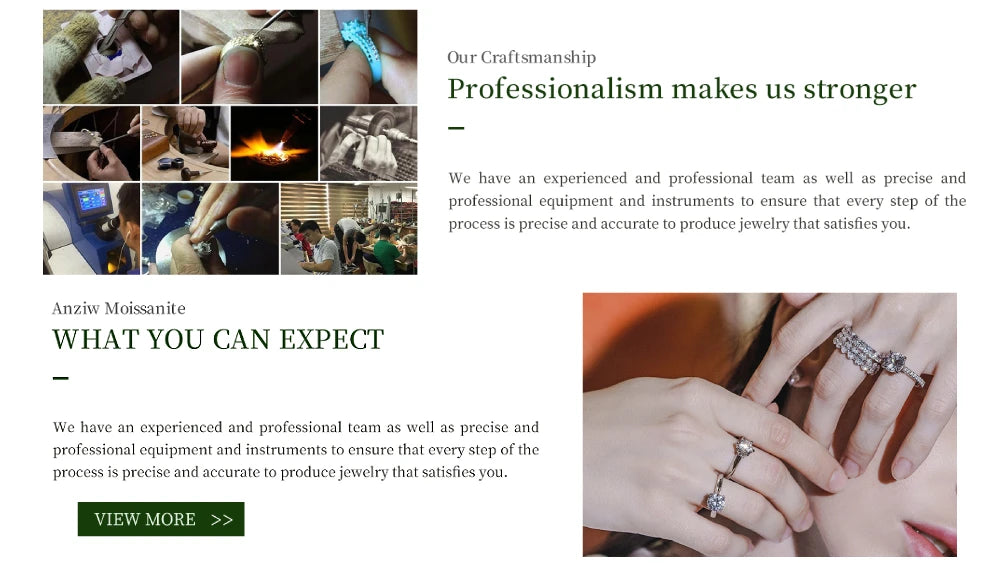 1.0ct D Moissanite Ring 14K Gold Filled Six Claws Classic Finger Band 2026