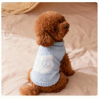Macaron Color Pet Vest, Pastel Soft Plush Dog Cat Sweater, Cute Cloudlike Fuzzy Warm Vest for Small Pets, Kawaii Daily Fashion