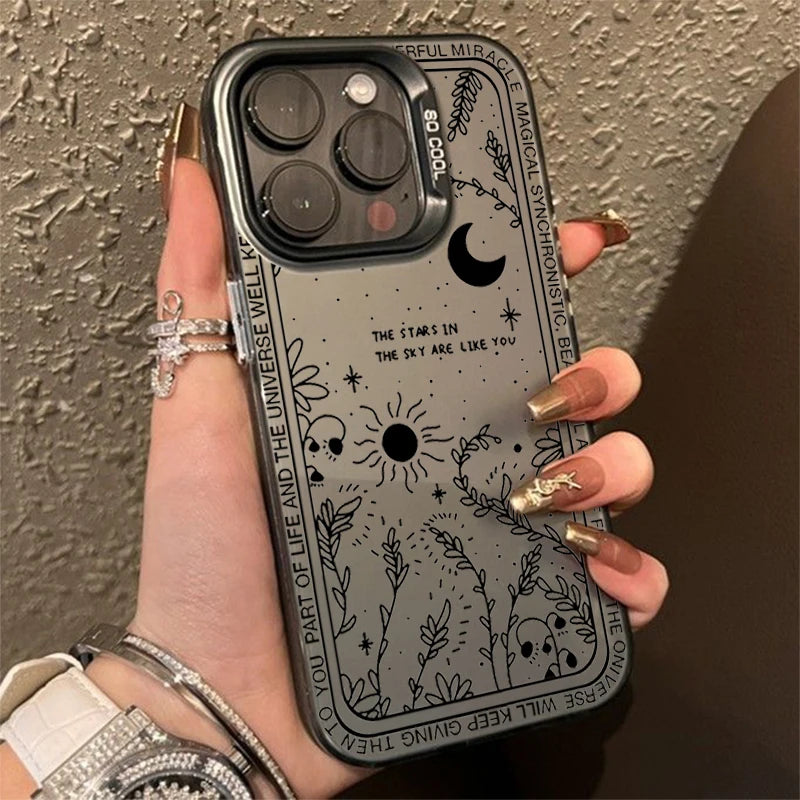 Fresh Moon Star Case for Samsung Galaxy S24 S23 S22 Ultra A14 A34