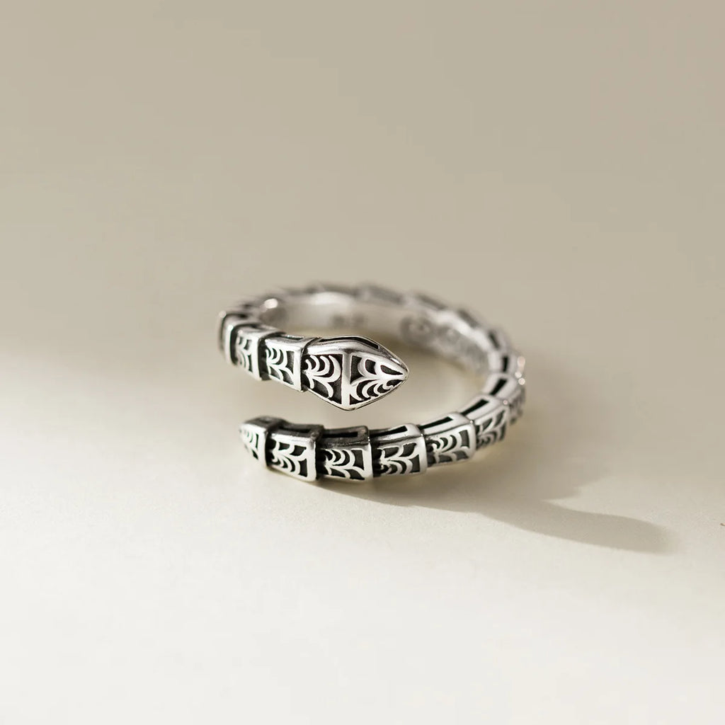 925 Sterling Silver Geometry Sanding Adjustable Rings For Women Elegant Wedding Luxury Jewelry Accessories Argent 925