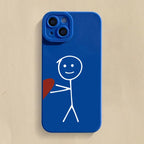 Cartoon Matchman Heart Case for Samsung S25 S24 S23 S22 Ultra A16