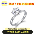 PureNew 1ct-4ct Radiant Cut Full Moissanite Diamond Rings For Women Original 925 Silver Luxury Oval Cut Lady's Diamond Ring 2025
