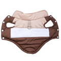 Warm Fleece Dog Jacket with Ring Windproof Pet Clothing