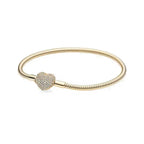 Real 925 Sterling Silver 17-20CM Snowflake Dreamcatcher Star Original Bracelet Fit For Wedding Fine Jewelry DIY Making