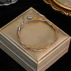 Gold Colour Stainless Steel Link Chain Bracelet Non-Fading Jewellery