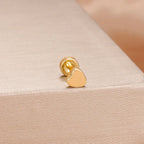 1PC Stainless Steel Star Moon Cartilage Piercing 18K Gold Plated