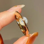 925 Sterling Silver Personalized Planet Zircon Ring Wedding Party Daily High Quality Gift