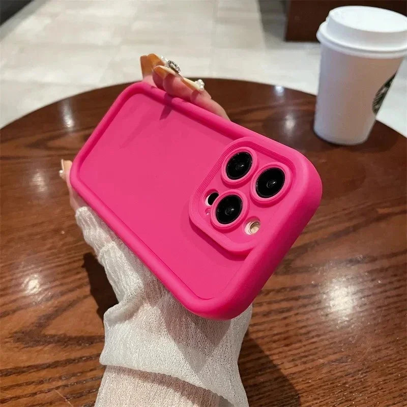 Thickened Protective Case for iPhone 17 16 15 14 13 12 11 Pro Max TPU Cover