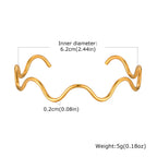 Trendy Round Circular Open Knot Cuff Bangle Bracelets For Women Elegant GoldColor Jewelry Noeud Armband Pulseiras