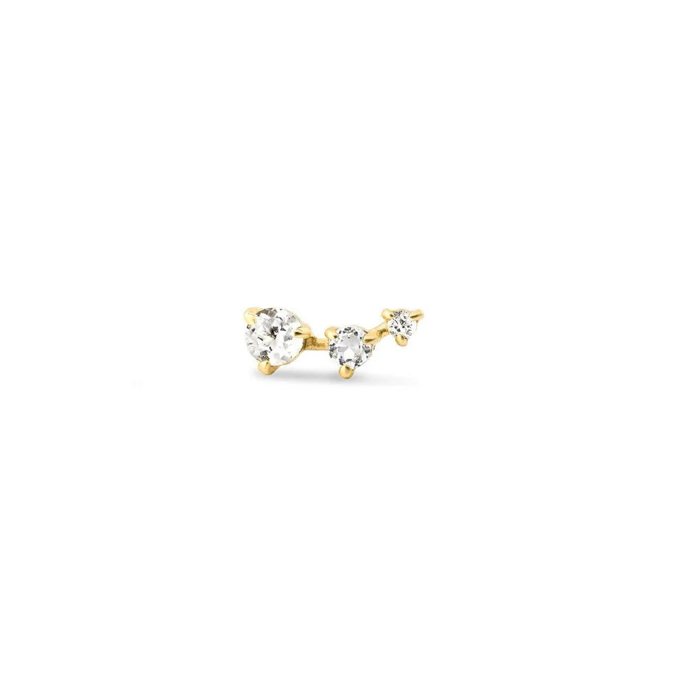 1PC 2023 Daith Ear Ring Piercing Star Eye Tragus Helix Septum Steel