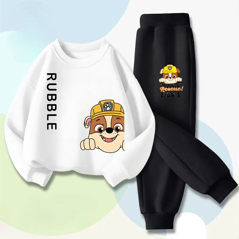 PAW Patrol Boys Sport Pullover and Trousers 2-Piece Spring Sweatsuit