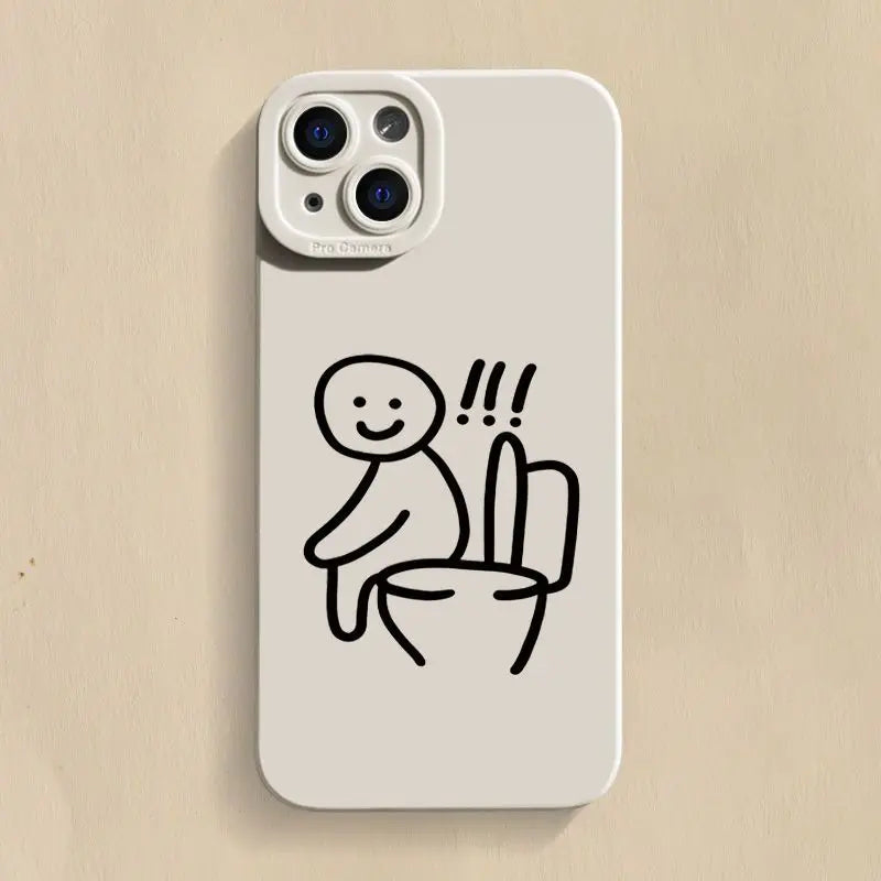 Funny Matchman Matte Case for Samsung S23 S22 Ultra S21 Plus A52s