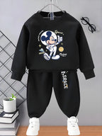 Disney Boys Casual Sweatshirt and Joggers 2-Piece Set 0-8 Years Kids Tracksuit