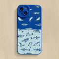 Whale Swimming Soft Case for Xiaomi Redmi Note 13 12 11 Pro 12S