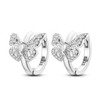 925 Sterling Silver Gradient Dragonfly Insect Drop Earrings Anniversary Gift