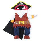 Halloween Pirate Pet Costume Funny Dog Cat Cosplay Outfit