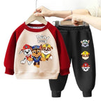 PAW Patrol Boys Spliced Long Sleeve Sweatshirt and Trousers 2-Piece Set