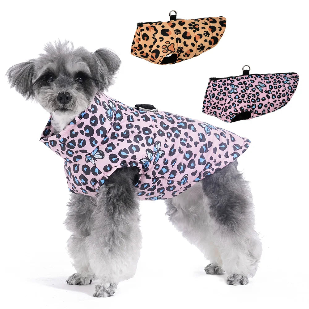 Windproof Puppy Jacket Autumn Winter Dog Coat Pet Clothing