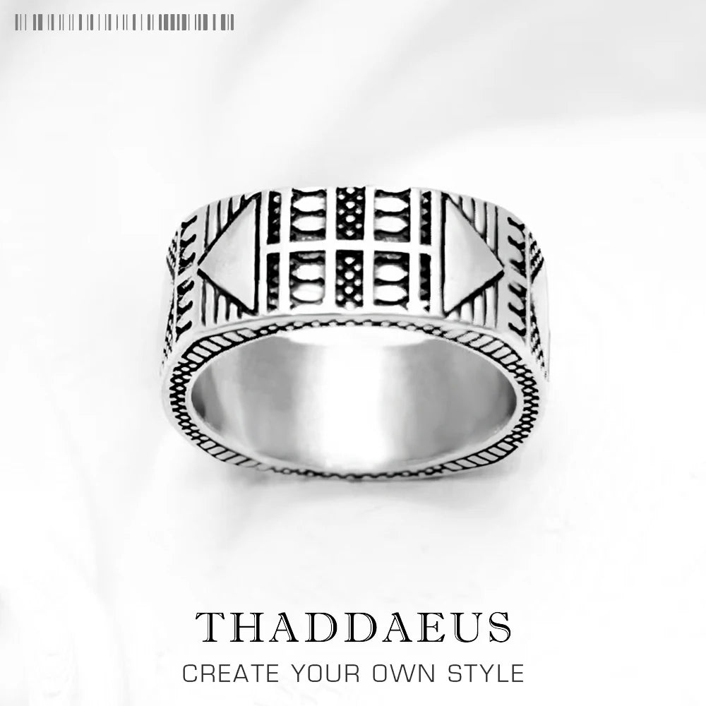 Lucky Ethno Ring 925 Sterling Silver Mysticism Vintage Jewellery Men Women