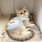 Cotton Dog Cat Vest Breathable Soft Puppy Clothes Chihuahua Small Pet Outfit