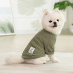 Classic Puppy Dog Knitting Sweater Winter Warm Pet Clothes for Small Dogs Cats Vest Pet Clothing Apparel French Bulldog Costume