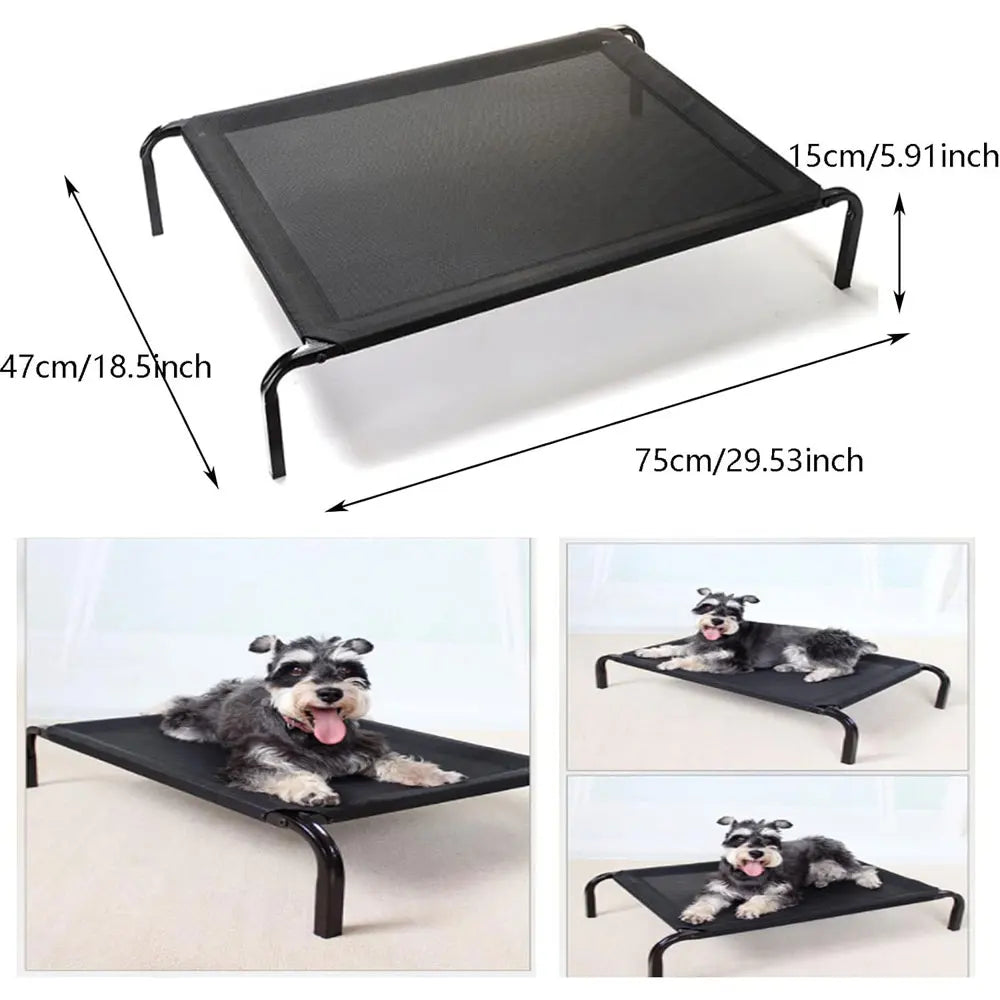 Waterproof Elevated Dog Bed Breathable Mesh Raised Outdoor Sofa - Ship from UK