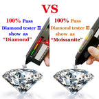 PureNew 1ct-4ct Radiant Cut Full Moissanite Diamond Rings For Women Original 925 Silver Luxury Oval Cut Lady's Diamond Ring 2025