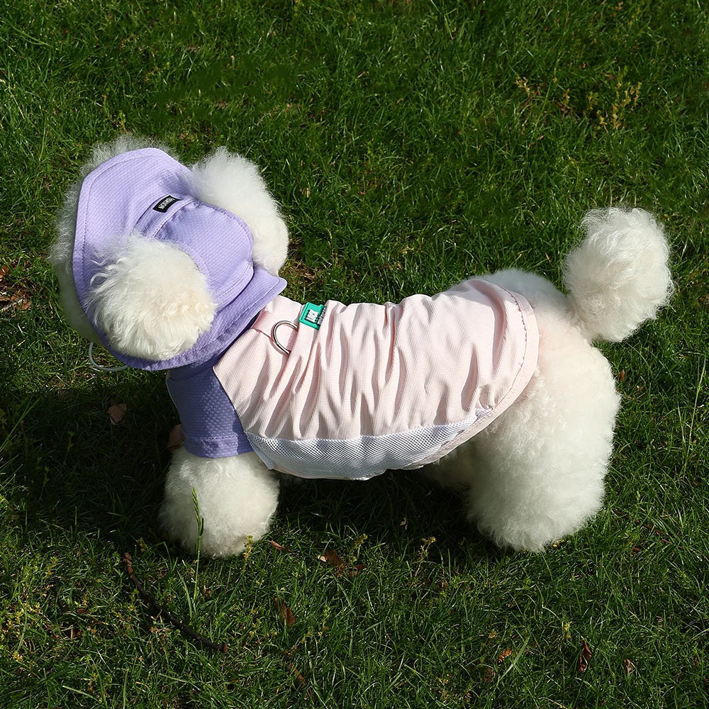 UV Protection Cooling Vest Dogs Cats Ice Silk Breathable Mesh Summer Wear