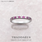 Elegant Colourful Stones Ring 925 Sterling Silver Romantic Jewellery Women