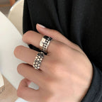 925 Sterling Silver Round Ball Geometry Stackable Rings For Women Wedding Elegant Designer Jewelry Ladies Accessories Jewellery