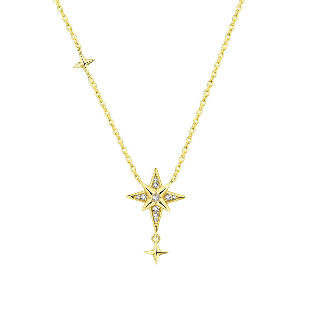Original 925 Sterling Silver 18K Gold Heart Lock and Key Necklace Y-shaped Chain Necklace For Women Memorial Prayer Jewelry Gift