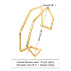 Trendy Round Circular Open Knot Cuff Bangle Bracelets For Women Elegant GoldColor Jewelry Noeud Armband Pulseiras