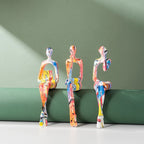 Graffiti Abstract Figurine Modern Pop Art Sculpture Living Room Bookshelf Desk Decor