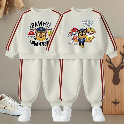 PAW Patrol Boys and Girls Side Stripe Hoodie and Trousers 2-Piece Tracksuit
