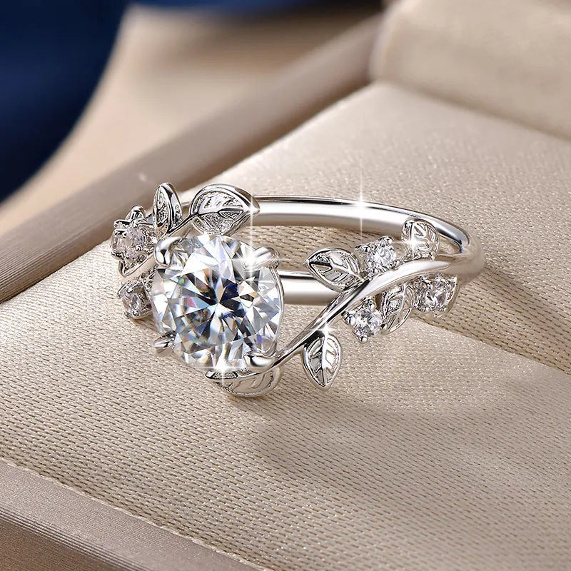 D VVS1 2ct Moissanite Diamond Wedding Band 14K Gold Filled Certified Ring