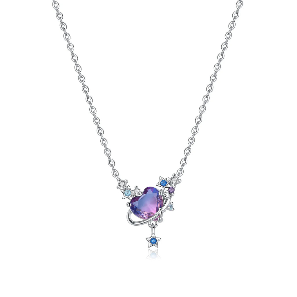 Original 925 Sterling Silver 18K Gold Heart Lock and Key Necklace Y-shaped Chain Necklace For Women Memorial Prayer Jewelry Gift