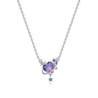 Original 925 Sterling Silver 18K Gold Heart Lock and Key Necklace Y-shaped Chain Necklace For Women Memorial Prayer Jewelry Gift