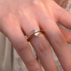 925 Sterling Silver Personalized Planet Zircon Ring Wedding Party Daily High Quality Gift