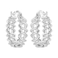 925 Sterling Silver Simple Versatile Hoop Earrings Fine Birthday Jewellery