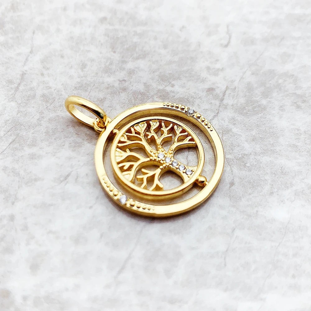 Life Tree Romantic Necklace Link Chain 925 Sterling Silver Love Jewellery