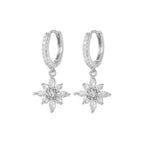 2PCS Gold Colour Star Dangle Earrings Luxury Star Pendientes y2k Jewelry