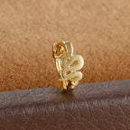 1Pc Stainless Steel Small CZ Hoop Cartilage Earrings Tiny Cross